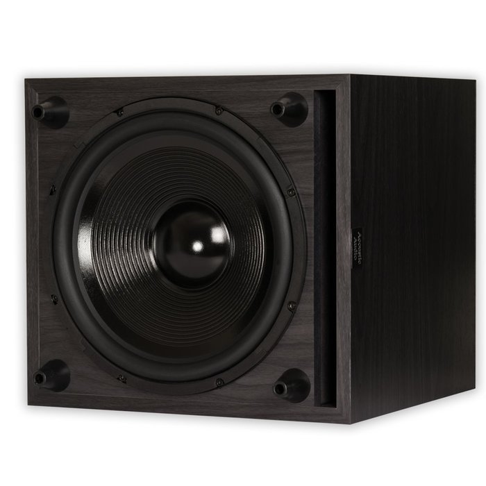 Acoustic Audio PSW-6 Down Firing Powered Subwoofer (Black)
