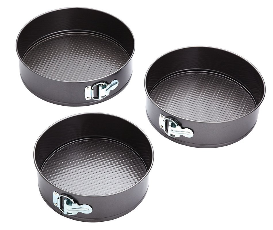 Kitchen Craft 3 Piece Spring Form Cake Tin Set N2