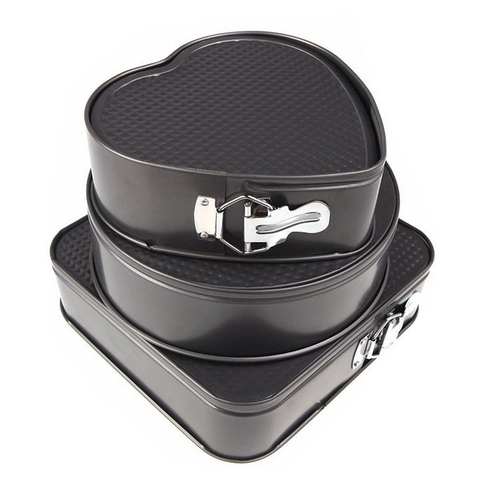 Springform Pan, Yummy Sam Non-Stick Leakproof Cheesecake Pan Cake Molds Springform Cake Pans Square Heart-Shaped...