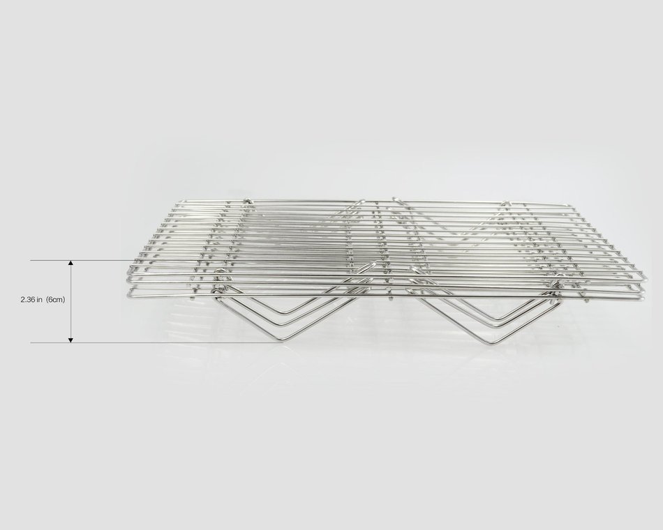 Surpahs 304 Grade Stainless Steel 3-Tier Stackable Cooling Rack Set N7