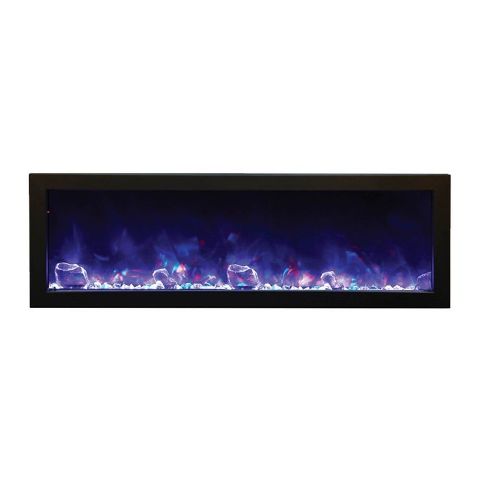 Amantii Outdoor Panorama Series Deep Electric Fireplace, 50 Inch