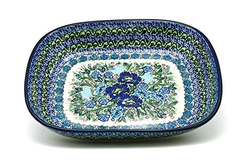 Polish Pottery Baker - Rounded Rectangular - Medium (10") - Unikat Signature U4520