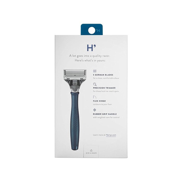 Harry's Men's Razor with 2 Razor Blades Navy Blue N4