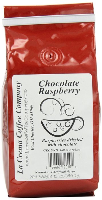La Crema Coffee Chocolate Raspberry, 12-Ounce Packages (Pack of 2)