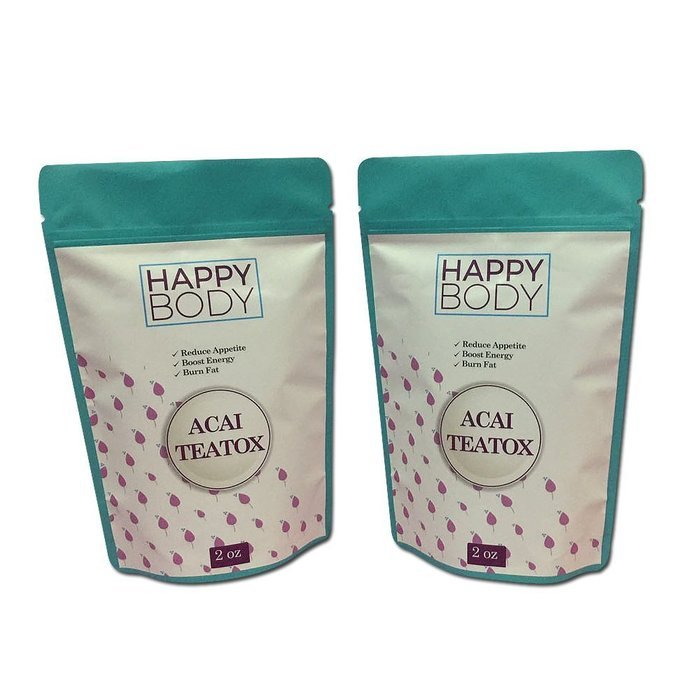 Happy Body Acai Teatox Detox Tea &ndash; Slimming Tea for Natural, Healthy Weight Loss &ndash; Herbal Powder &ndash; Appetite Suppressant... N5