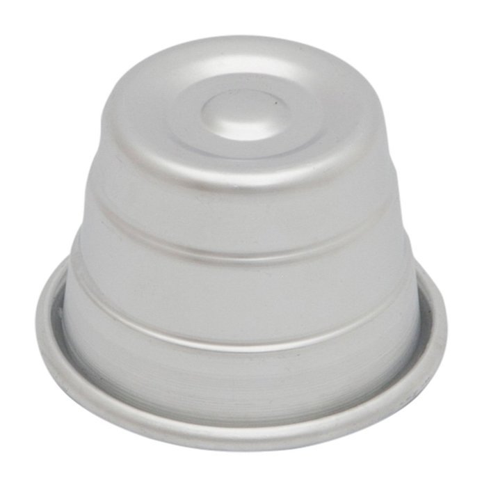 Ottinetti Plain Bottom Pudding Mold, 18cm/7", Silver