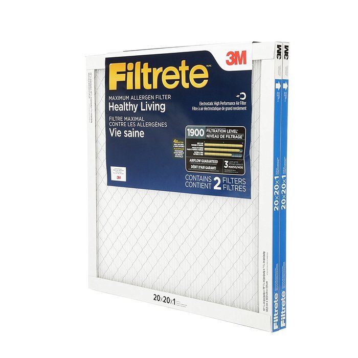 Filtrete Healthy Living Ultimate Allergen Reduction Filter, MPR 1900, 14 x 24 x 1-Inches, 6-Pack N13