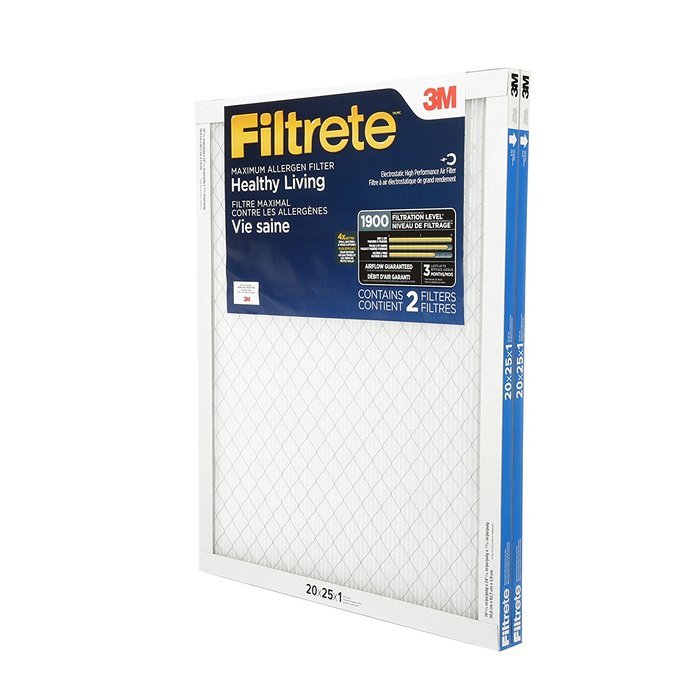 Filtrete Healthy Living Ultimate Allergen Reduction Filter, MPR 1900, 14 x 24 x 1-Inches, 6-Pack N16