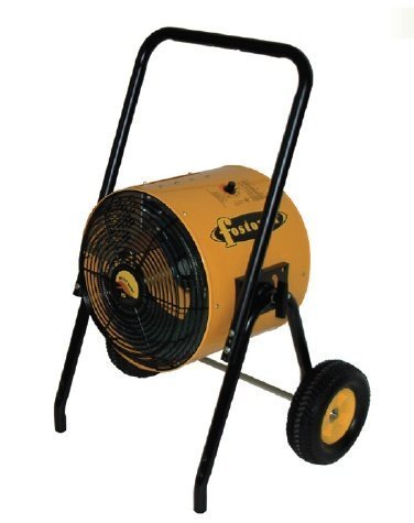 Portable Heat Wave 51,195 BTU Utility Electric Space Heater with Adjustable Thermostat
