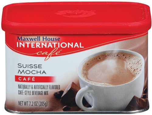 Maxwell House International Coffee Suisse Mocha Caf?, 7.2-Ounce Cans (Pack of 6)