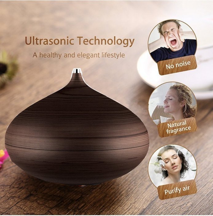 Aphse Electric Ultrasonic Humidifier Diffuser Aromatherapy Essential oil Diffuser,120ML Whisper-Quiet,Enjoy Aromatherapy... N24