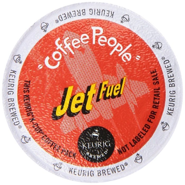 Keurig, Coffee People Jet Fuel Coffee, Extra Bold, K-Cup packs, 48-Count N4