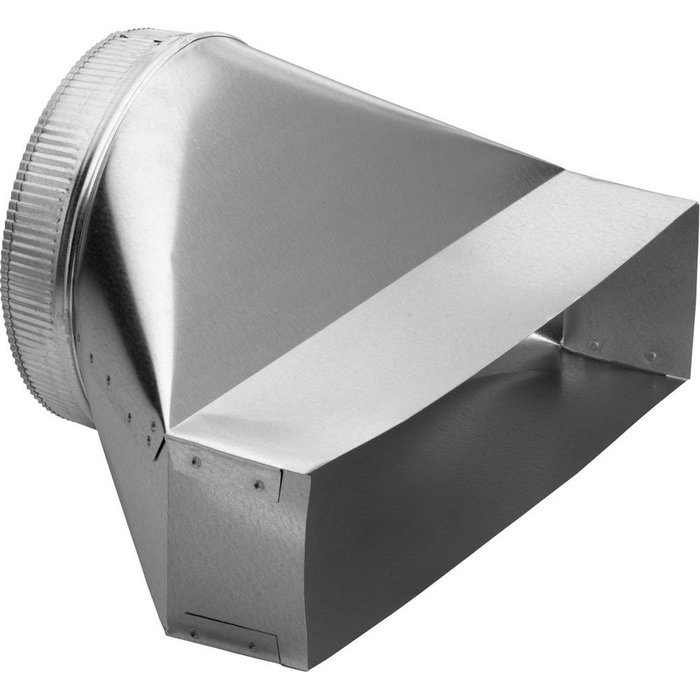 Broan 423 Vertical Transition 4-1/2" x 18-1/2" to 10" round