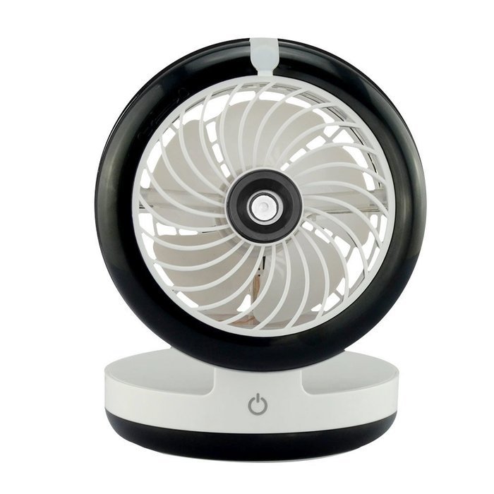 HJIAN Portable Mini Misting Fan Table Fans Humidifier Fan Portable Cooling Mist Fan Rechargeable Humidifier Personal... N14