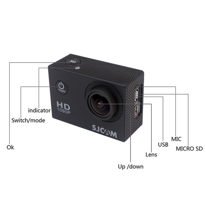 Original SJCAM SJ4000 Action Camera 1.5 inch 1080P Full HD NTK96650 Waterproof Car DVR Sports DV With Waterproof...