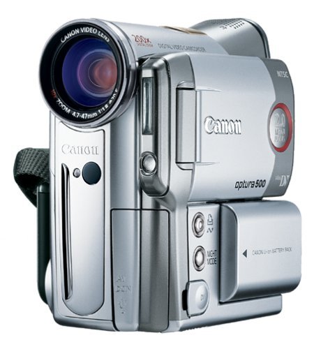 Canon Optura 500 MiniDV Camcorder w/10x Optical Zoom (Discontinued by Manufacturer)