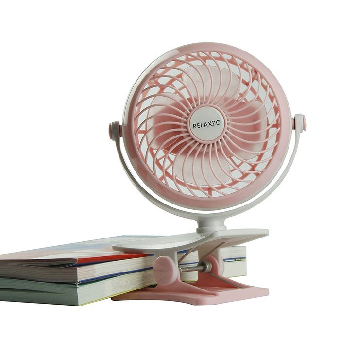 Portable Small Fan with Rechargeable Battery Compact Size Stroller Fan with Clip On Feature Good Fan for Camping... N12