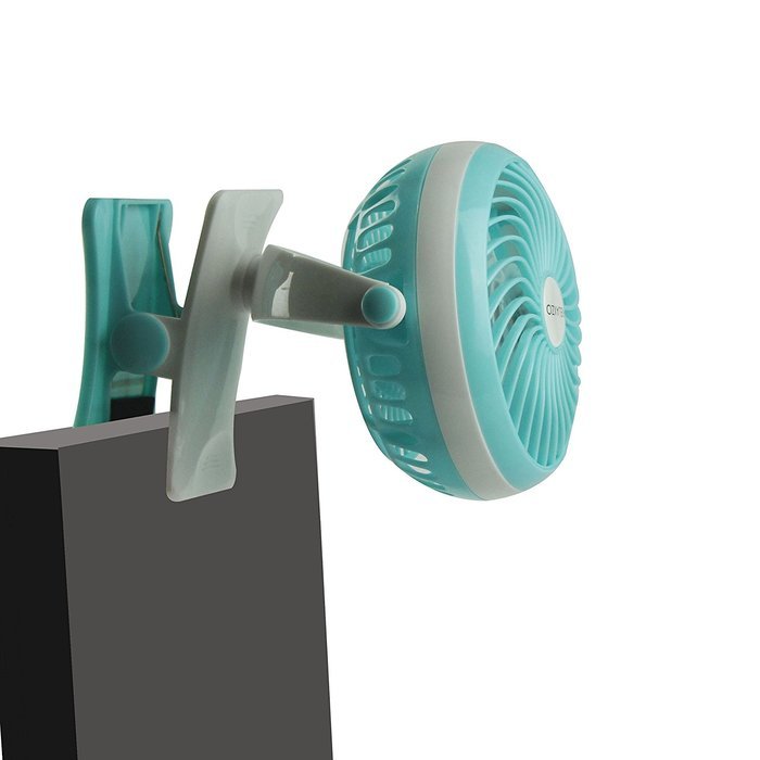 Portable Small Fan with Rechargeable Battery Compact Size Stroller Fan with Clip On Feature Good Fan for Camping... N14