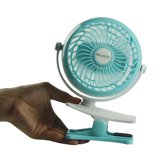 Portable Small Fan with Rechargeable Battery Compact Size Stroller Fan with Clip On Feature Good Fan for Camping... N15