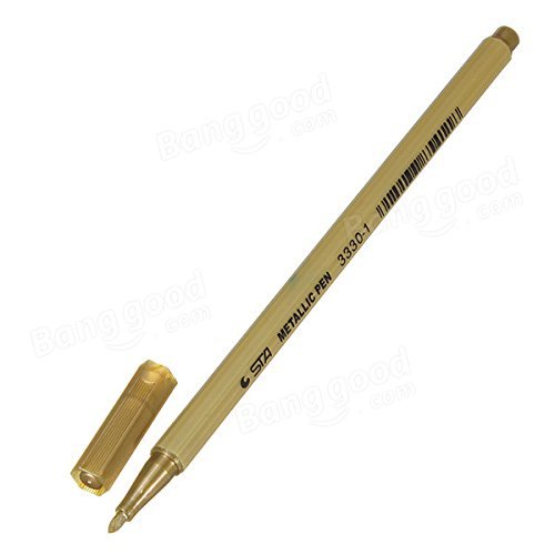 Bargain World STA 3330 10 Colors Metallic Marker Pens N2