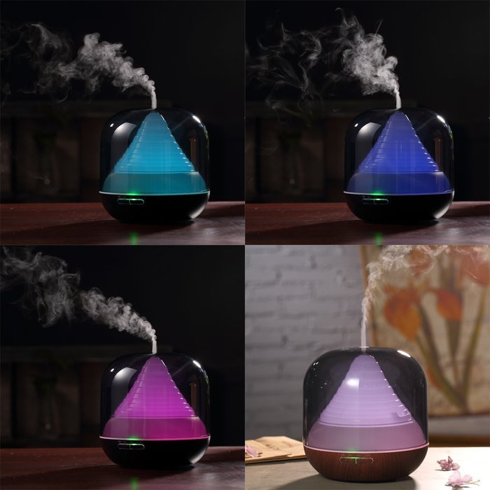 Topc AUTO shut off, 4 Timer Settings 300ml Aromatherapy Essential Oil Diffuser Ultrasonic Air Humidifier with... N6
