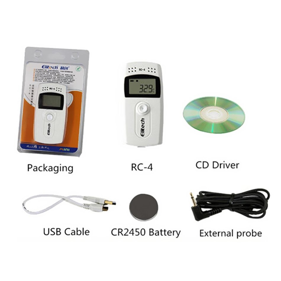 LADEY 16000 Points Digital LCD Display USB Temperature Data logger Datalogger Temp Recorder High Accuracy Temperature... N2