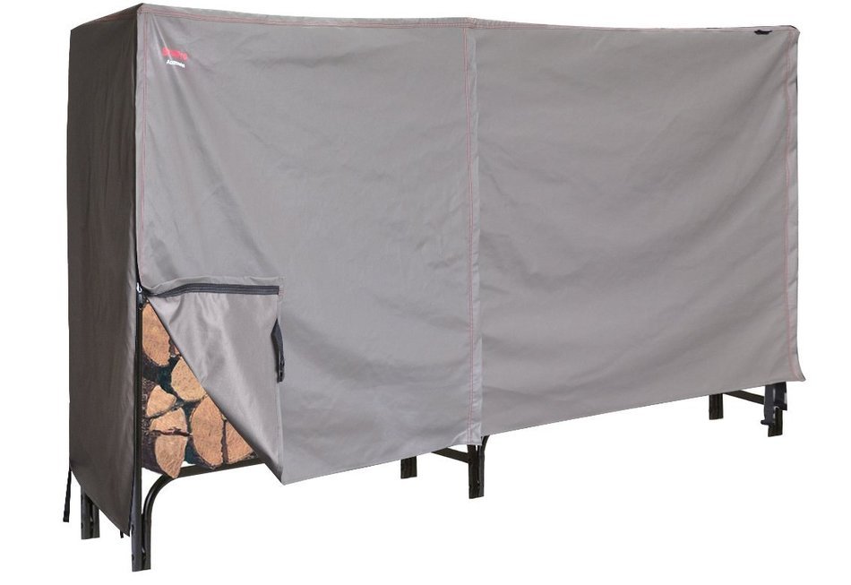 BroilPro Accessories Heavy Duty Vinyl Log cover 4' (8', black) N6