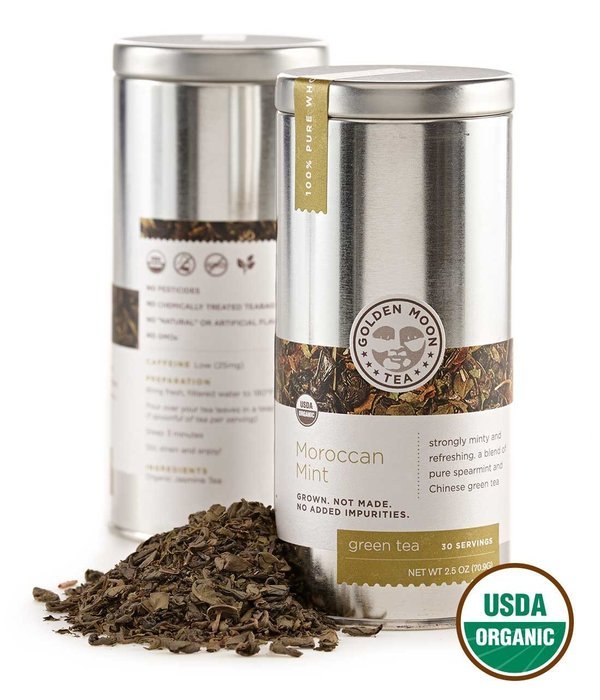 Golden Moon Tea - Madagascar Vanilla Tea - Organic - Loose Leaf - Non ...