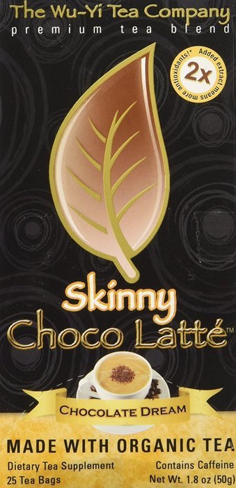 The Wu Yi Tea Company Tea Skny Latte Choc Dream, 25-Count N4