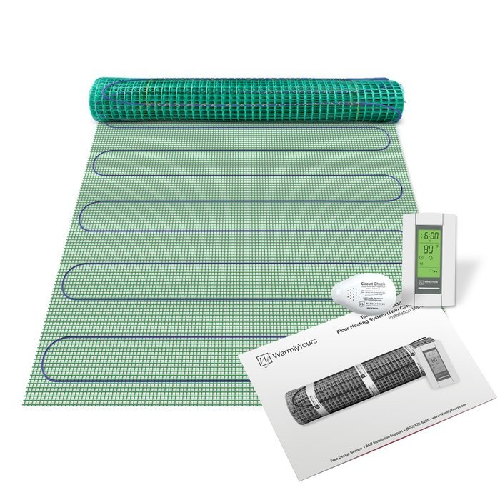 Warmly Yours TRT120-KIT-ST-3.0x05 Tempzone Easy Mat Kit, 3' by 5'/120V/15 sq. ft. N6