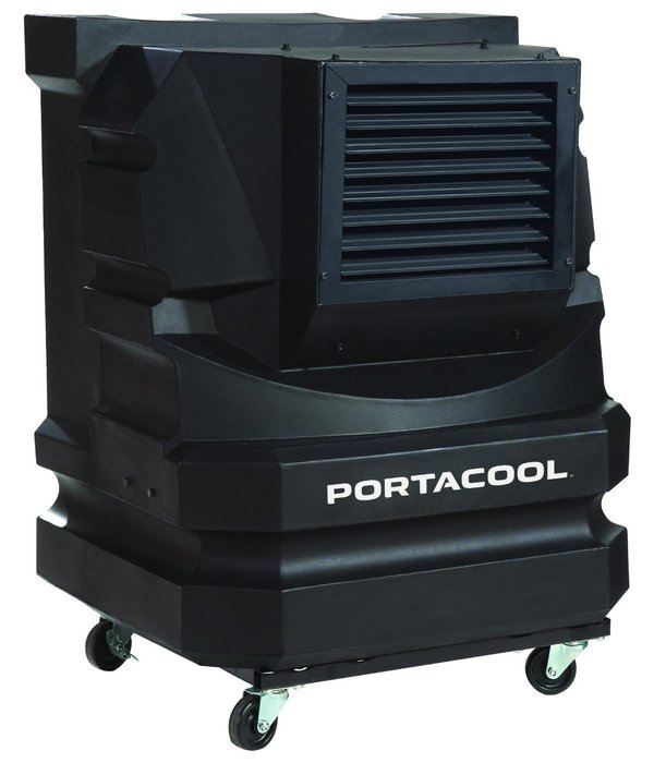 Portacool PAC2KCYC01 Cyclone 3000 Portable Evaporative Cooler with 700 Square Foot Cooling Capacity, Black N4