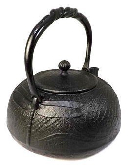 Naubu Iron Kettle Tetsubin Dragonfly with Iron Lid 1.3L（japan import） N2