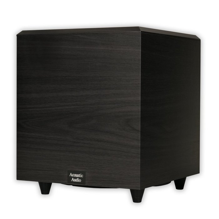 Acoustic Audio PSW-6 Down Firing Powered Subwoofer (Black) N2
