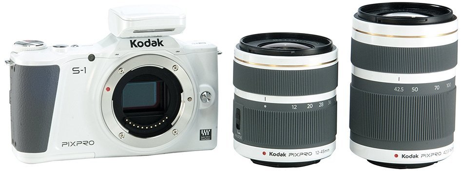 Kodak PIXPRO S-1 Compact System Digital Camera with 12-45mm Lens, 400mm Bonus Lens and 3" Articulating LCD Screen... N14