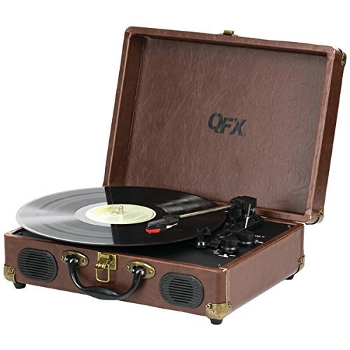 New QFX TURN-101 Portable Suitcase Record Player