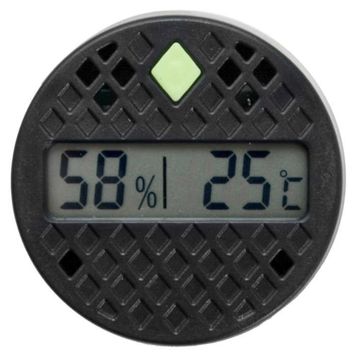 Madelaine Adjustable Round Digital Hygrometer