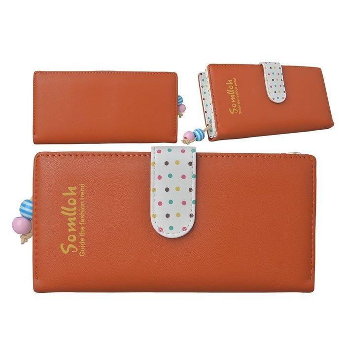 Spritech(TM) Women Girl PU Leather Clutch Wallet Credit Card Holder Zip Phone Handbag N5