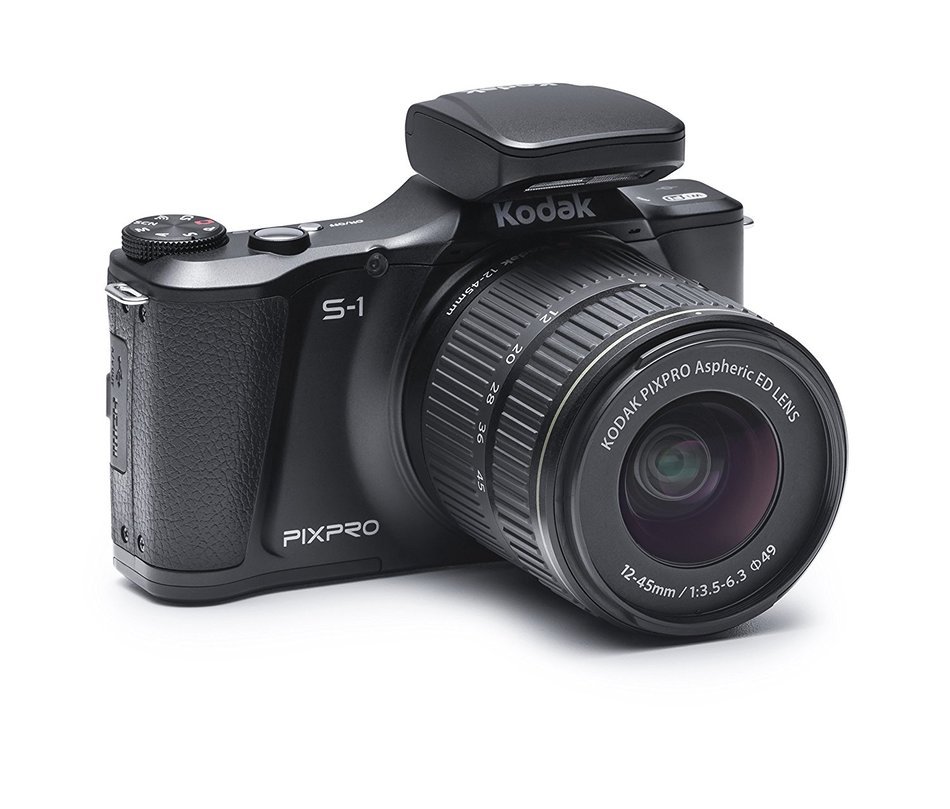 Kodak PIXPRO S-1 Compact System Digital Camera with 12-45mm Lens, 400mm Bonus Lens and 3" Articulating LCD Screen... N18