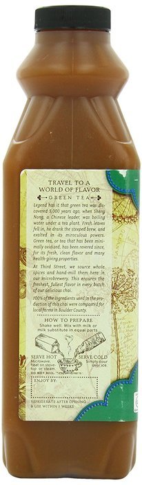 Third Street Chai, Authentic Chai, 32-Ounce Plastic Bottles (Pack of 6) N14