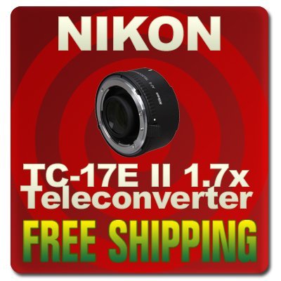 Nikon AF-S FX TC-17E II (1.7x) Teleconverter Lens with Auto Focus for Nikon DSLR Cameras International Version...