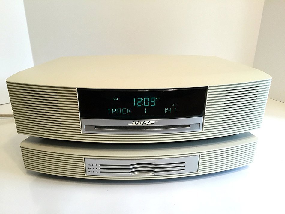 Bose Wave Music System with Multi-CD Changer -- Platinum White