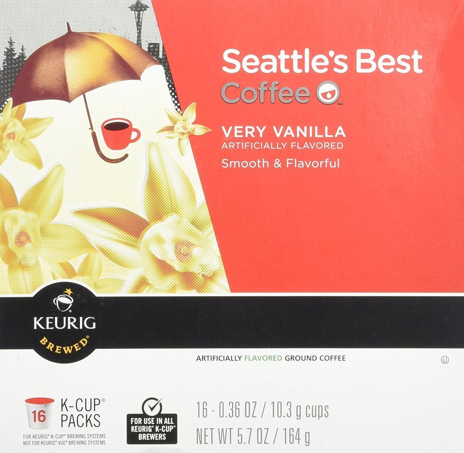 Seattle's Best Coffee - Very Vanilla K-cup 16 Packs (1 Pack - 16 K-cups) N4