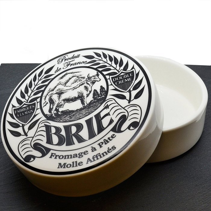 Two's Company Ceramic The Artisan Market Brie Baker, White N2