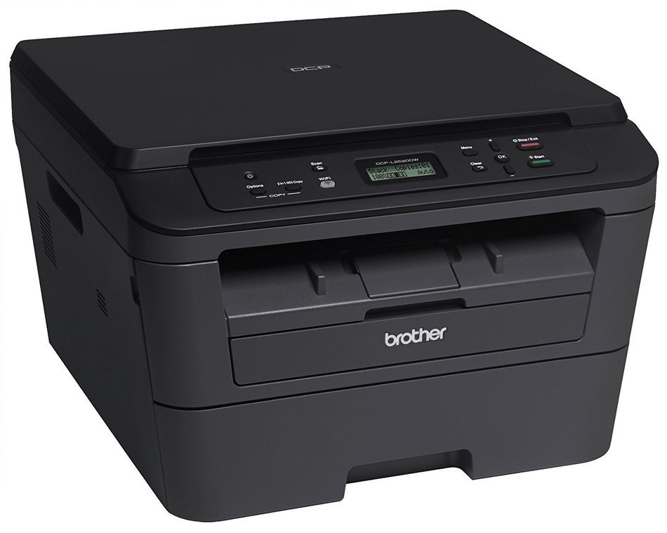 Brother DCPL2520DW Wireless Compact Multifunction Laser Printer and Copier, Amazon Dash Replenishment Enabled N2
