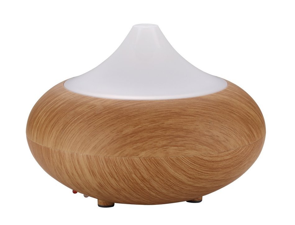 Cool Mist Humidifier Filter Free Ultrasonic Aroma Essential Oil Diffuser 100ml (Khaki)