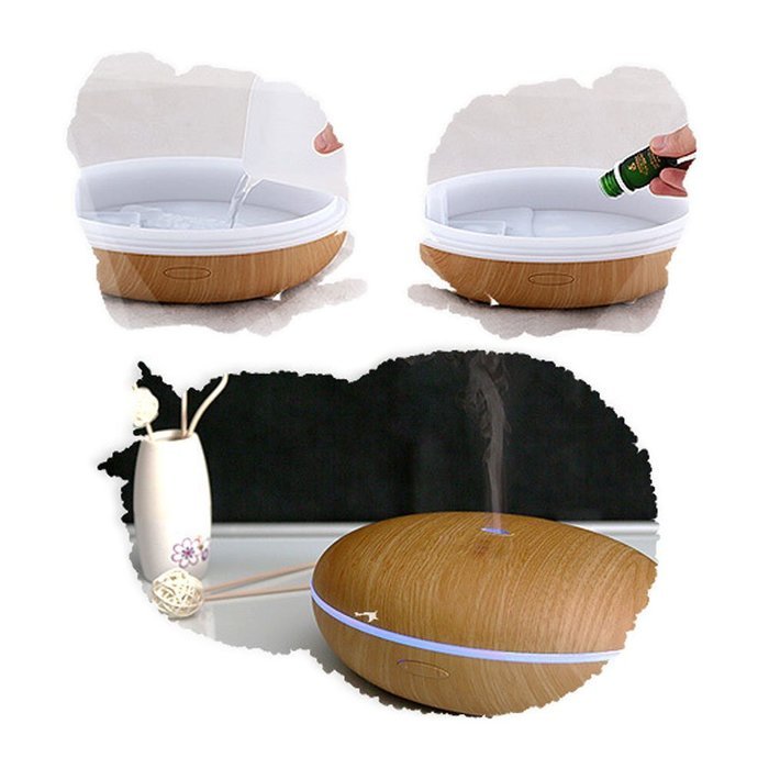 Mini Ultrasonic Diffuser/Humidifier Aromatherapy,Atomization Machine Household and Office Use ,Waterless Auto... N2