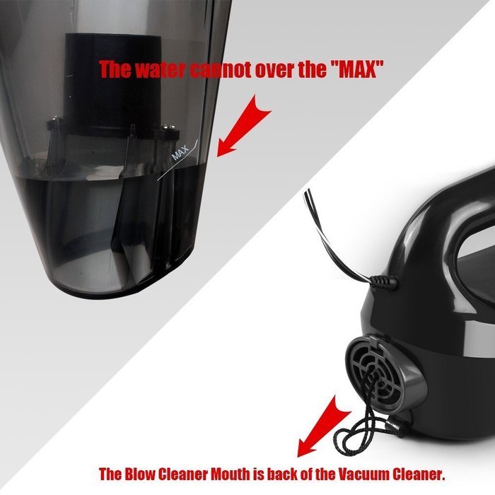 Car Vacuum Cleaner,Bcccke 5-in-1 Vacuum Mouth 12V 85W 3.2KPA Suction Above,Black Car Vacuums Handheld Automotive... N2