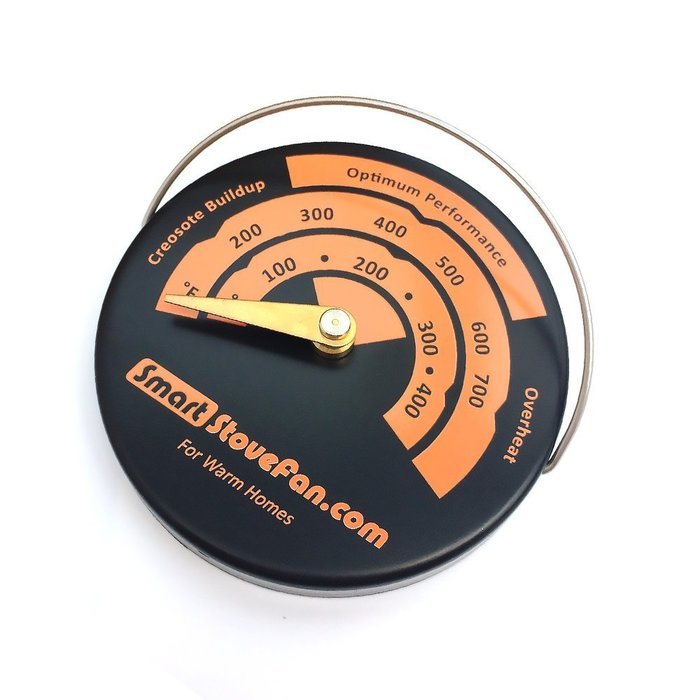 Circulate Heat 220 Cubic Feet/Minute Eco Heat Powered Stove Fan with Gift Magnetic Stove Thermometer N3