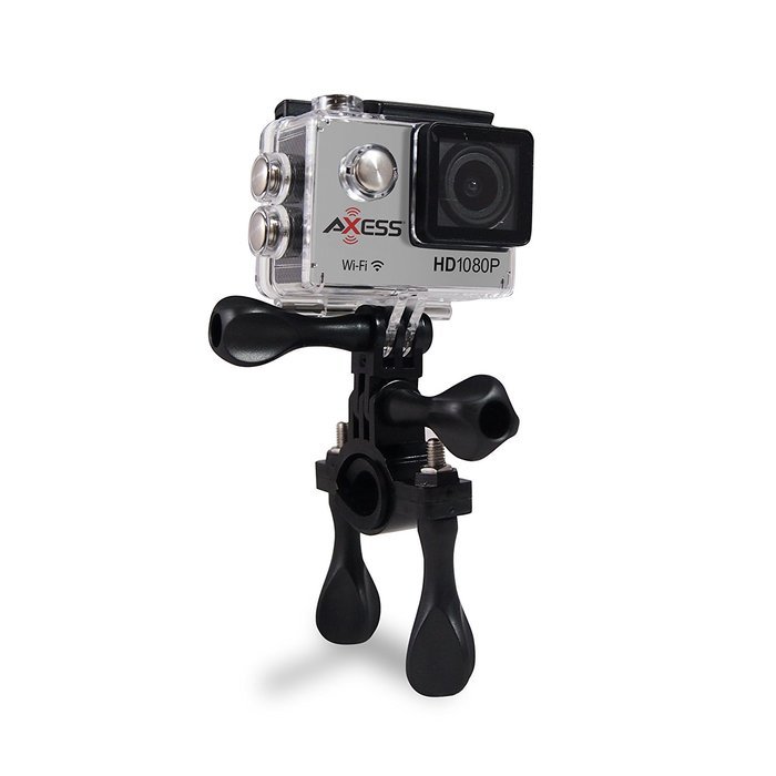 AXESS CS3607-BK 1080p HD 360 Degree Sports and Action Camera with Waterproof Housing, Accessories and Built-in... N4