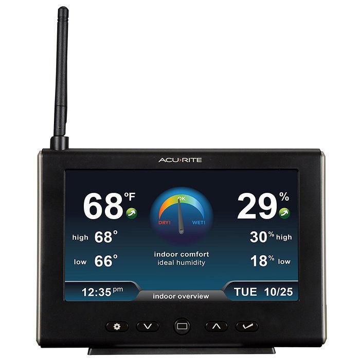 AcuRite 01024M Pro Weather Station with Hd Display, Lightning Detector, Rain, Wind, Temperature & Humidity N2